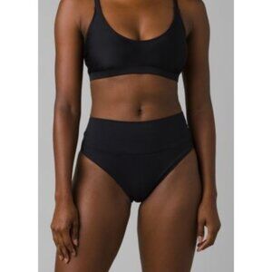 PrAna‎ Swim Womens XL Black Aurelia Bikini Bottoms NWT